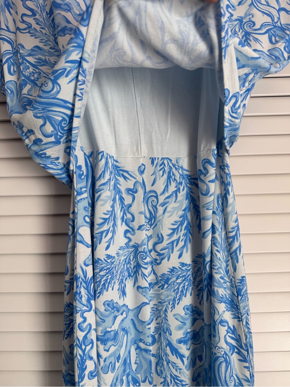 Lilly Pulitzer Inca Dress Resort White Aqua Lounge Cruise Beach Size XS - Picture 10 of 10